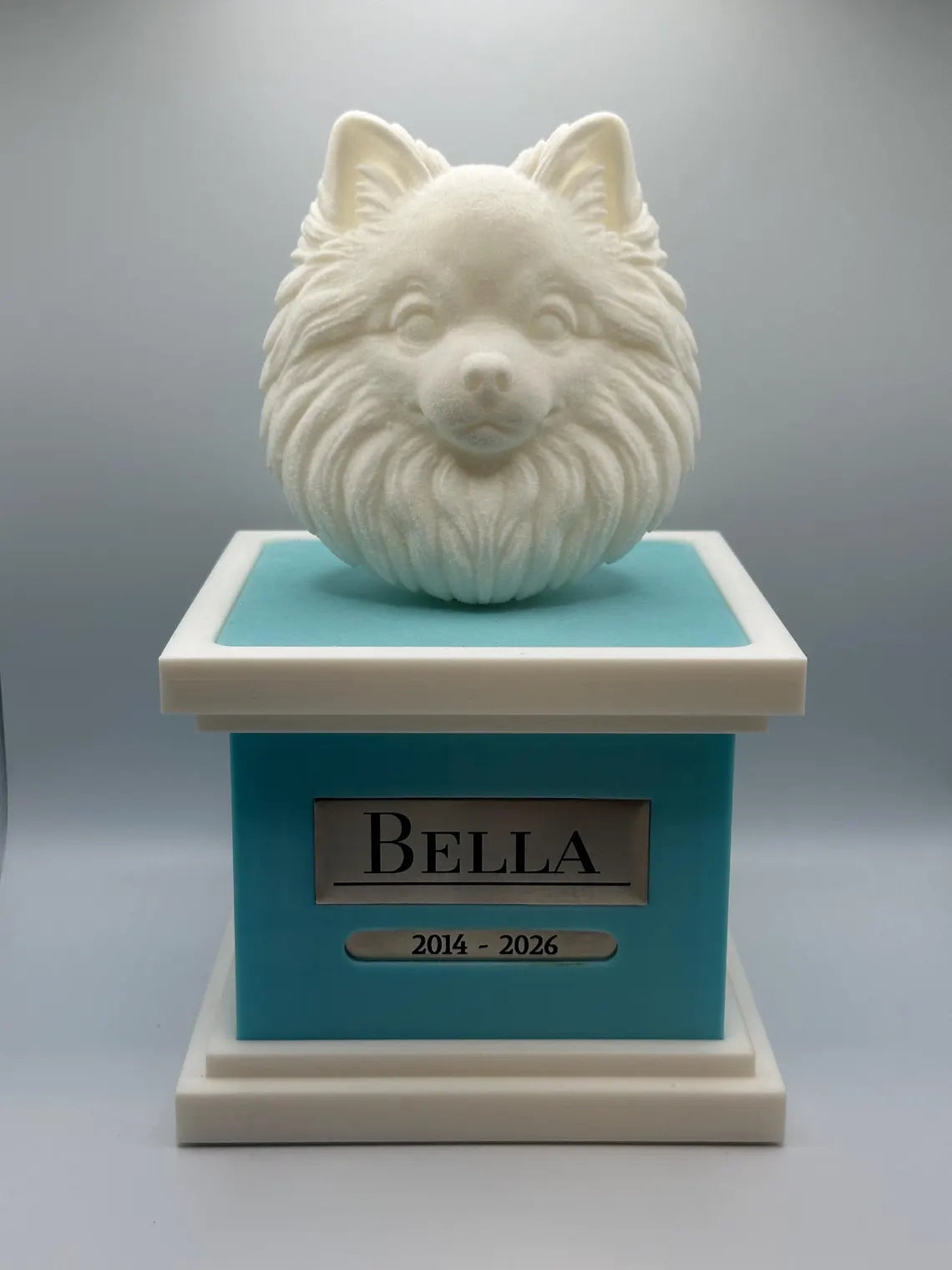 Tiffany & Co. themed Custom 3D Printed Memorial Urn