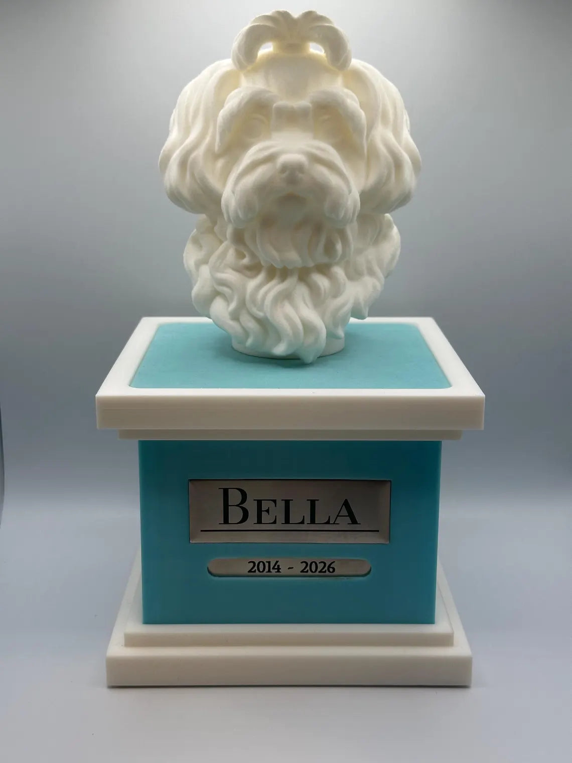 Tiffany & Co. themed Custom 3D Printed Memorial Urn