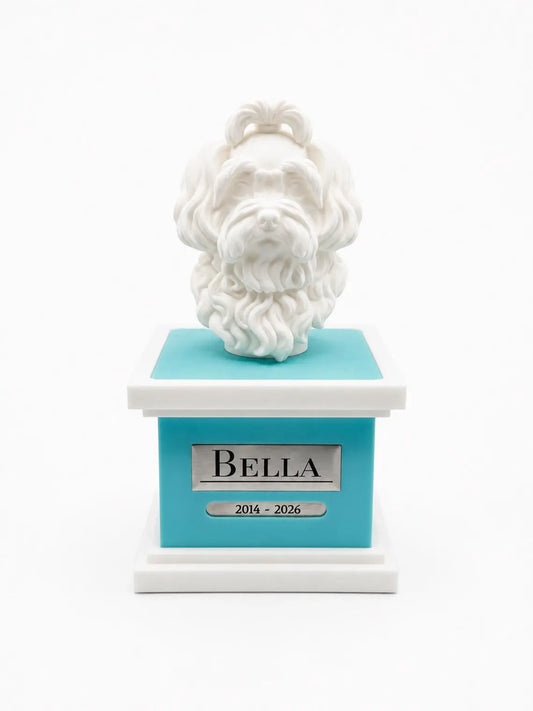 Tiffany & Co. themed Custom 3D Printed Memorial Urn